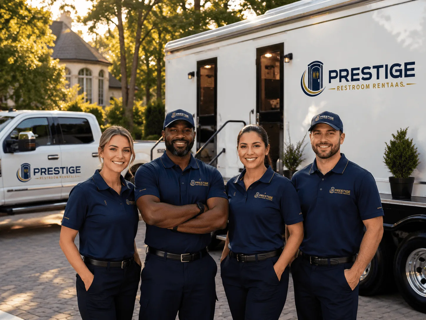 Trusted Luxury Portable Restrooms company in Earth, TX